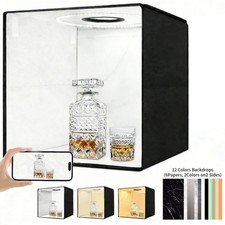 16" Portable Large 144 LED Photo Light Box Tent Studio Photography Shooting Kit