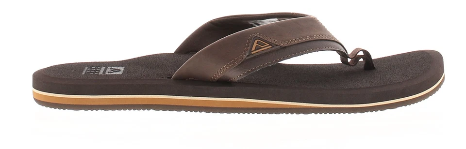 Reef Sandales Pour Hommes Cushion Dawn Slip On Marron Taille UK - Photo 2/4
