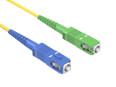 OS2 SC/UPC to SC/APC Simplex 9/125 Singlemode Fiber Optic Cable - 1/2/3/5m