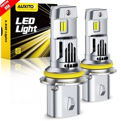 AUXITO Canbus 9007 HB5 LED Headlight Bulbs 6500K White High Low Beam M6S Series
