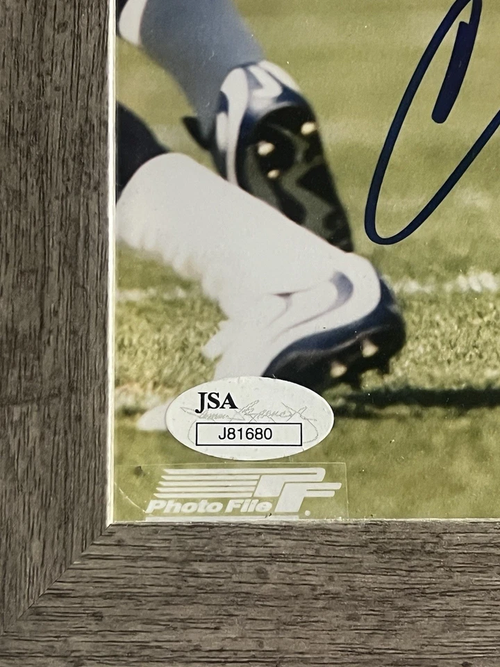 Champ Bailey Signed and Framed 8x10 JSA Authenticated - Image 3 of 4