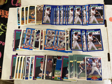 (370)  Jeff Blauser MLB Baseball Cards Lot Base Atlanta Braves Collection