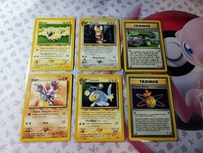 WOTC Non Holo Rare Cards Lot Of 6 Togepi Neo Genesis Noctowl Mareep Lanturn