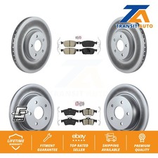 Front Rear Ceramic Pad Coat Disc Brake Rotor Kit For Ford Escape Transit Connect