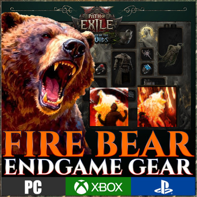 PATH OF EXILE 2  BEAR DRUID ENDGAME GEAR   FATE OF THE VAAL POE2 LEAGUE  