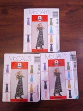 VTG OOP McCalls 9199 Easy 8 Great Looks Empire Waisted Dress SZ 4-20 UC FF