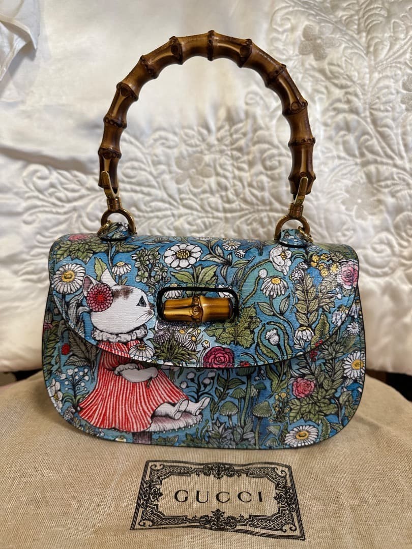 GUCCI 超レア物！クロシェットベレー　保存袋付き Rare GUCCI x Yuko Higuchi Alessandro Michele Design Japan Limited