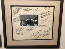 Vintage Band Photo  and Autographs of Fats Do...