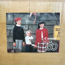 Canon T50 Instruction Manual 1982
