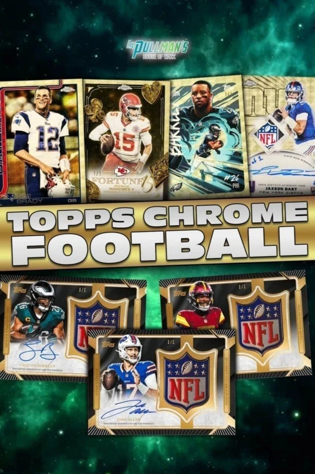 TOPPS CHROME NFL  W/PRINCE!!! // $1 STARTS  🏈🔥