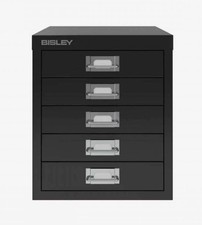 Bisley Multi Drawer Desktop Cabinet 5 Drawer Multiple Colours