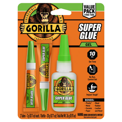 #ad #ad Gorilla Super Glue Gel Clear Bonus Pack $9.48