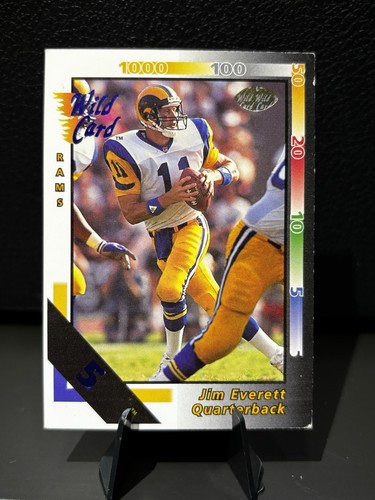 1992 Wild Card Jim Everett #6 card