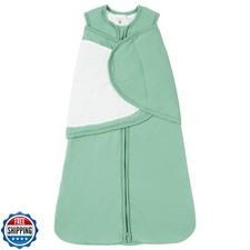 TOTBASIC Baby Swaddle Blanket 6-12 Months, 1.0 TOG 3-Way Adjustable Baby Slee