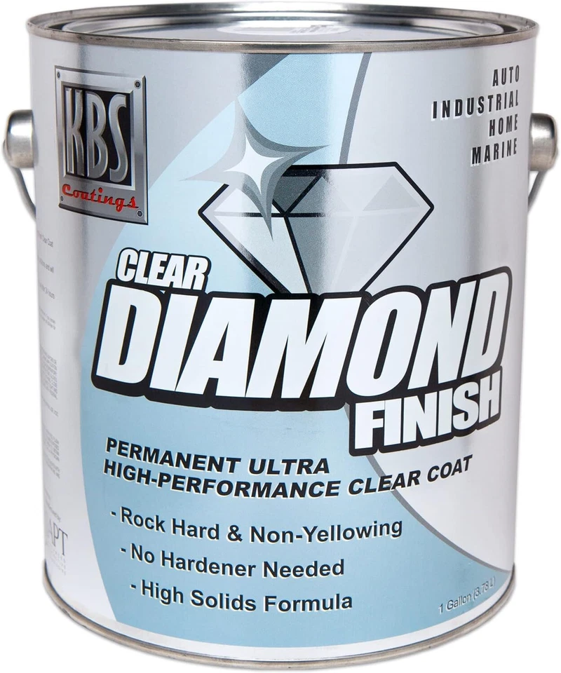 Casaco transparente acabamento diamante KBS 8604 - 5 galões - Imagem 2 de 4