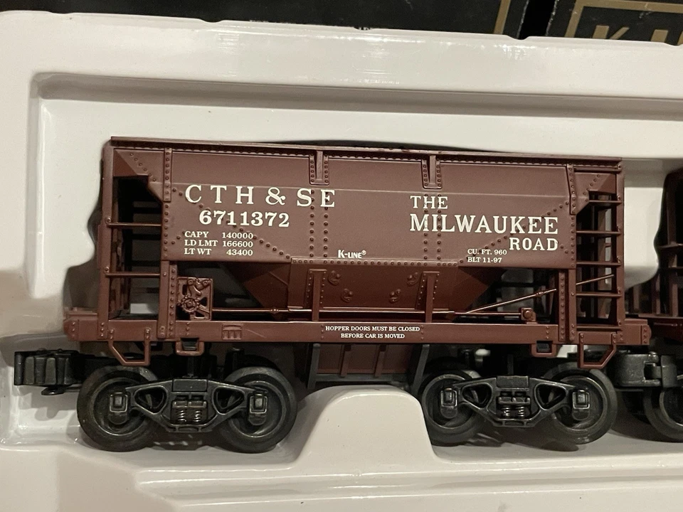 Lote de autos de mineral de carretera Milwaukee calibre O K-Line K671-1371A nuevos en caja WOW Foto 4 de 4