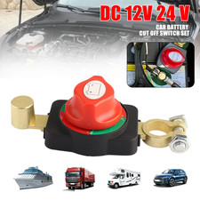 Battery Disconnect Top Post Kill Switch 12V-48V Heavy Duty Shut Off For Car RV