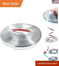 Durable 25ft Silver Pvc Car Trim Molding - Universal Fit For Easy Application Durable 25ft Silver Pvc Car Trim Molding - Universal Fit For Easy Application