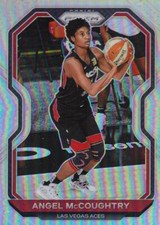 2021 Panini  Silver Prizm WNBA #44 Angel McCoughtry Las Vegas Aces