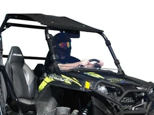 SuperATV Scratch Resistant Full Windshield for Polaris RZR 570 (2012+)