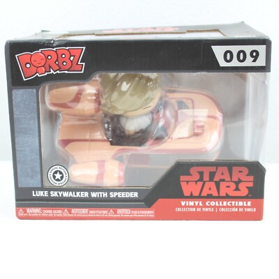 Disney Store Funko Dorbz 009 Luke Skywalker w/ Speeder Special Edition