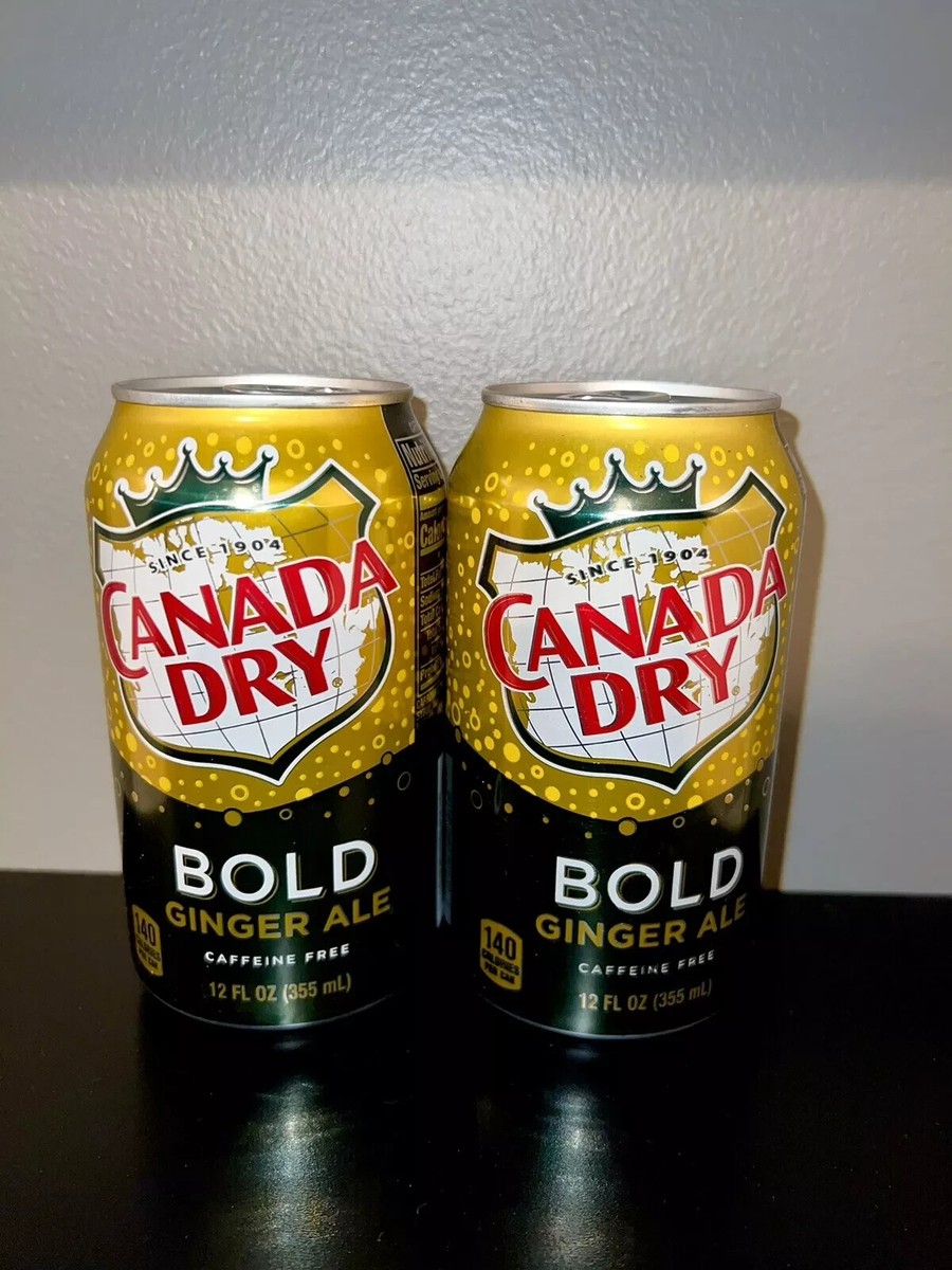 🔵 Brand New Limited Rare Canada Dry Bold Ginger Ale Caffeine Free 