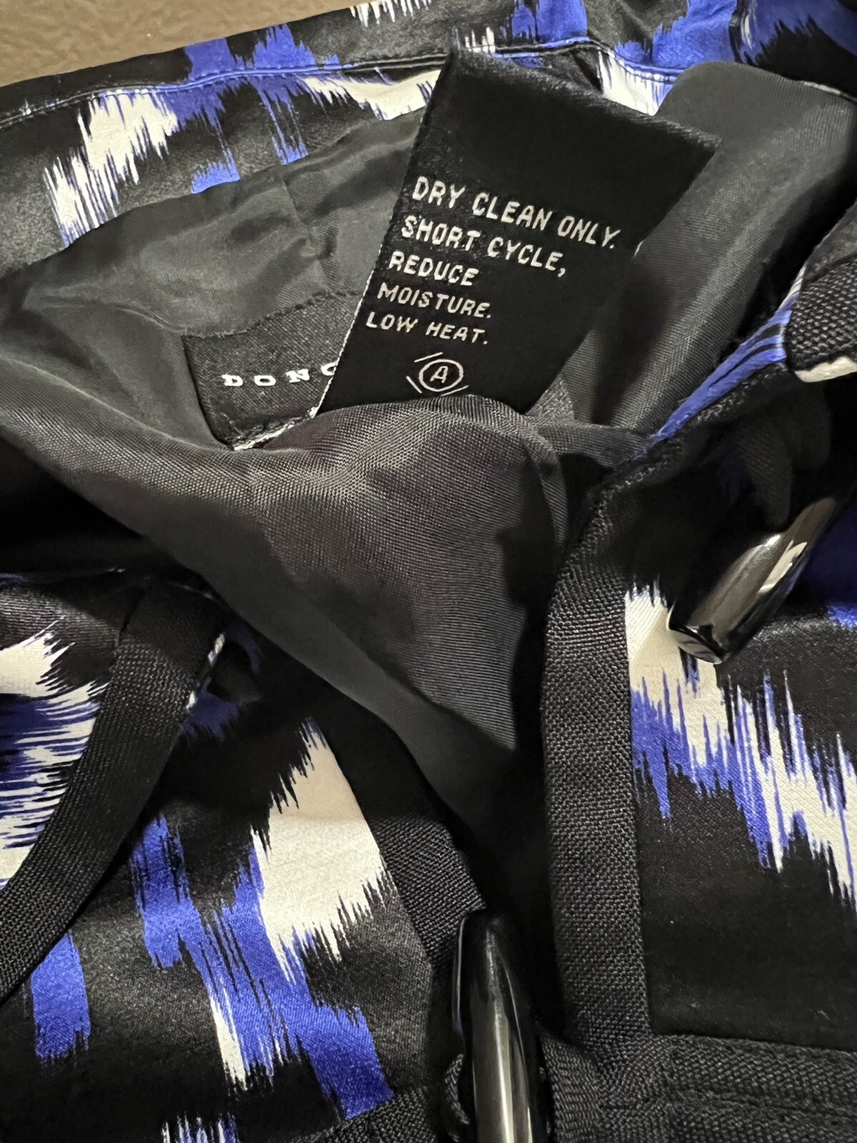 DONCASTER Toggle Button Up Blazer Jacket Top Blue… - image 5