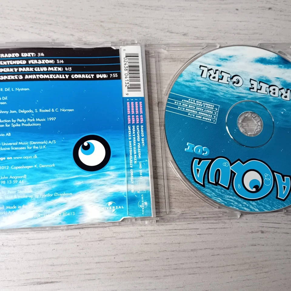 AQUA BARBIE GIRL CD - RARE RETRO MUSIC - Image 2 of 4