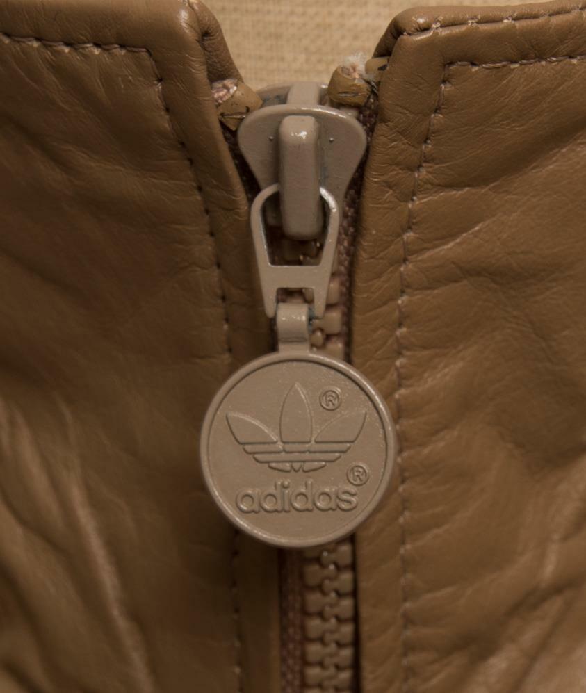 VTG 80'S ADIDAS LEATHER JACKET A15 RUN DMC S SMALL VTG 80'S ADIDAS LEATHER JACKET A15 RUN DMC S SMALL