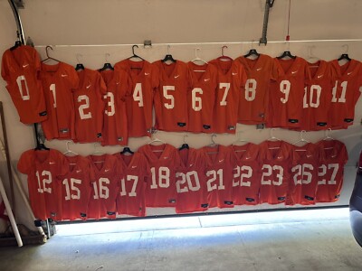 Nike Mens Football Practice Jerseys Orange White L, XL, 2XL, 3XL - Lot Of 72 EUC