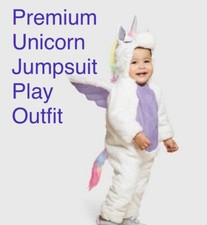 New Unicorn Baby Outfit Jumpsuit 0-6 Months Pegasus Rainbow Halloween Costume