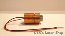 20mm 1W NDG7475 520nm Laser Diode In 20mm Copper Module W/Leads & Glass Lens