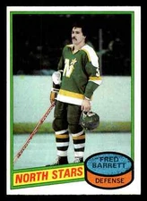 1980-81 Topps Fred Barrett #253 - Minnesota North Stars