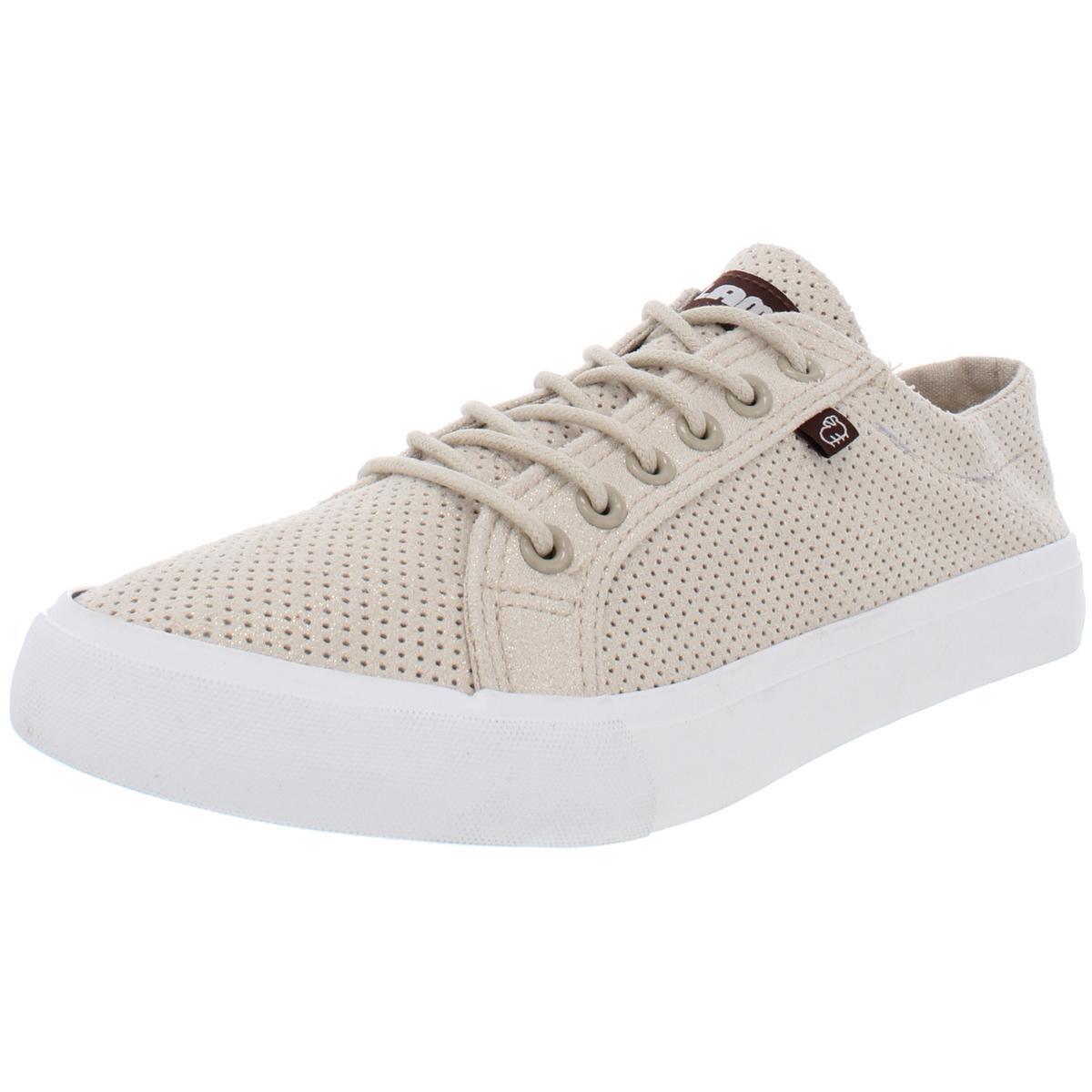 Lamo Womens Vita Beige Faux Suede Sneakers Shoes 7.5 Medium (B,M) BHFO 5620