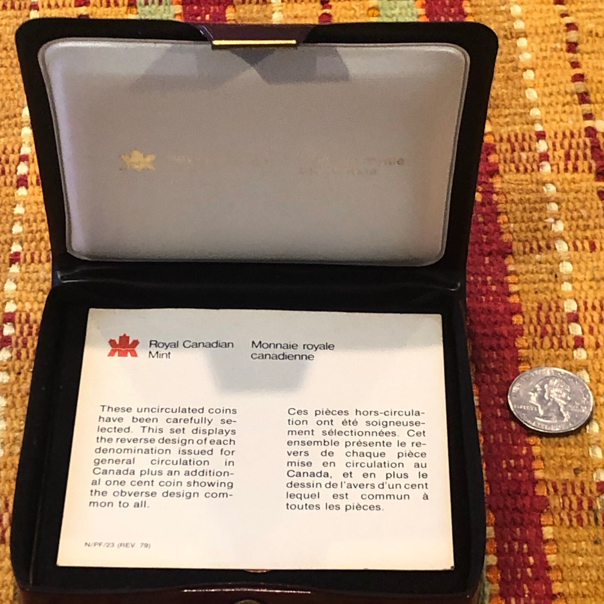 1979 Royal Canadian Mint Proof Set in original beautiful case | eBay