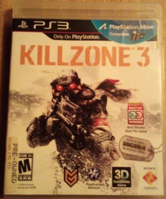KillZone 3 (PlayStation 3, 2011) Pre owned