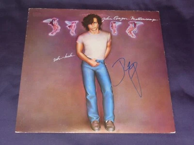 JOHN COUGAR MELLENCAMP / VINYL signé / " UH HUH " - Photo 1/4