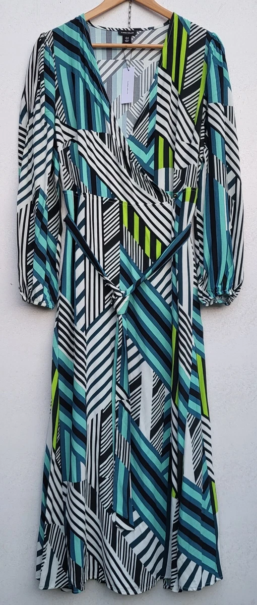 Karen millen interlaced geo trim cheap dress