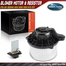 New Front HVAC Blower Motor &Resistor Kit for Kia Sedona 2019 2020 2021 Santa Fe