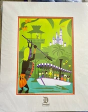 New Disney WonderGround Gallery A Perilous Adventure Disneyland 60th Print Shag