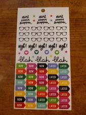 Happy Planner 20 now 20 later stickers MAMBI 269120