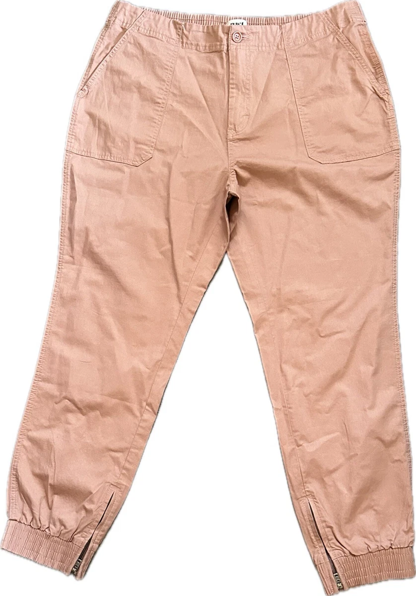 Pact Woven Twill Utility Jogger Peach Size XL eBay