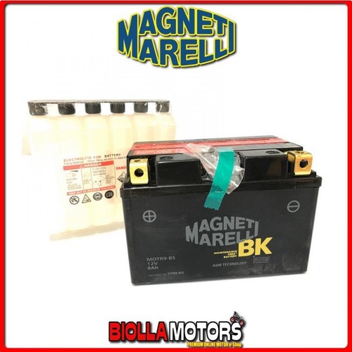 Batteria YTX9-BS 12V 8Ah Per Moto E Scooter - Adatta Per Suzuki Burgman 250 4T (2001-2002)
