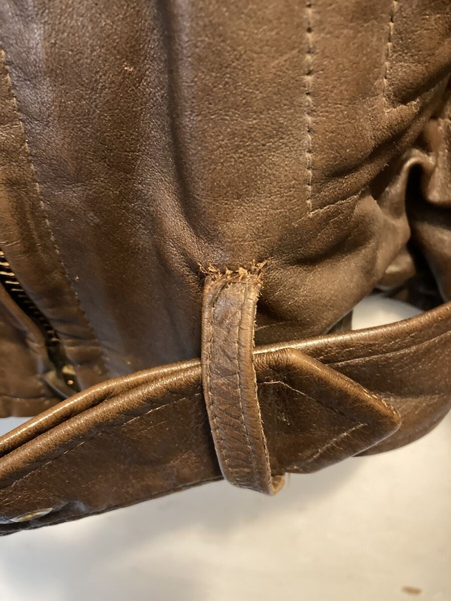 Vintage BEAUTIFUL Kurland Star Sportswear Brown Leather Vintage BEAUTIFUL Kurland Star Sportswear Brown Leather