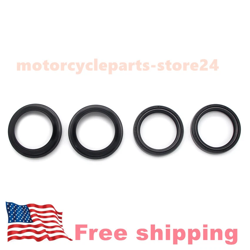 Front Fork Oil Seal Dust Seals Gasket For Yamaha FZR750R 1989-92/FZR1000 1989-90 Foto 4 de 4