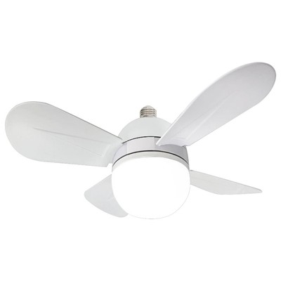 48W Ceiling Fan Light 15.75 Inch 4 Blades Chandelier Ceiling Fan Quiet DC Motor 