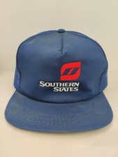 Vintage USA MADE SS Southern States Trucker Hat Snapback Cap