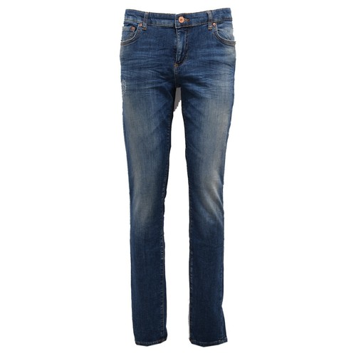 Super Slim Blue Denim Jeans Woman 