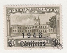 Peru Architecture Lima stamp 1946 AMR