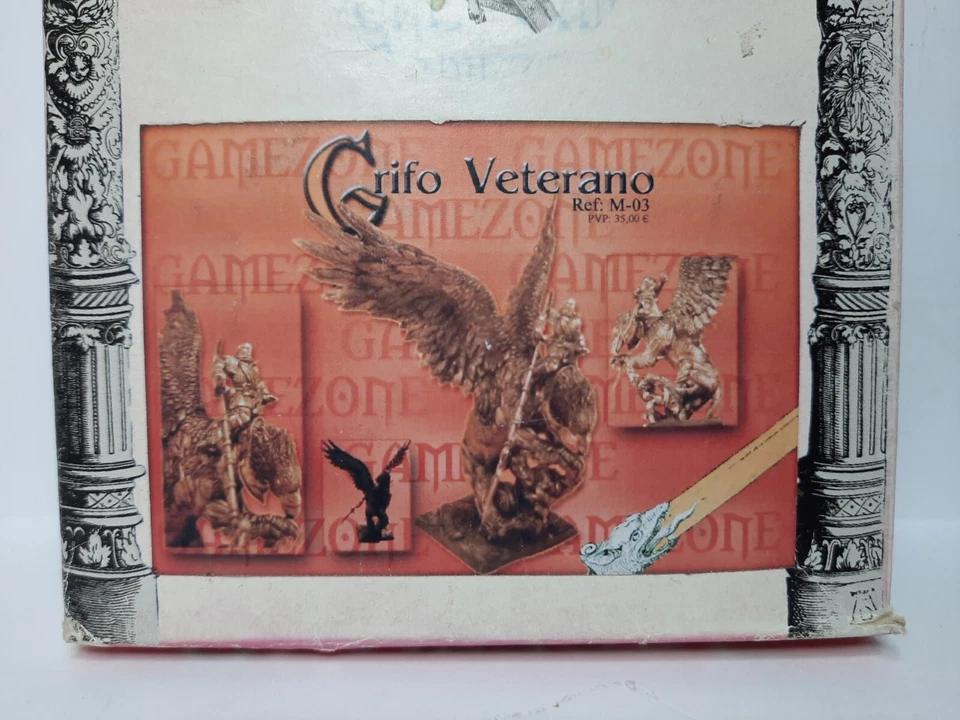 Gamezone Miniatures Grifo Veterano 28mm Empire Hero On Griffin Warhammer - Image 3 of 3